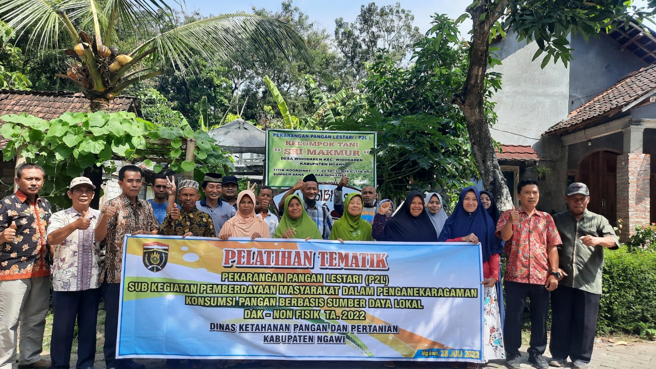 Pelatihan Pekarangan P2L Di Kecamatan Widodaren Dinas Ketahanan