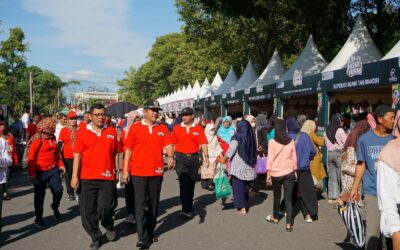 Gelar Pasar Murah Dalam Rangka Pengendalian Inflasi Daerah Kabupaten Ngawi Menjelang Idul Fitri 2023