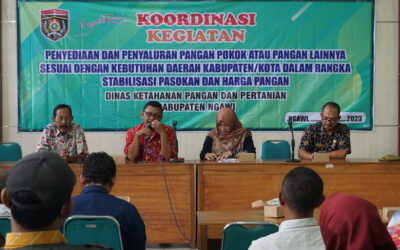 Rapat Koordinasi Kegiatan Penyediaan dan Penyaluran Pangan Pokok atau Pangan Lainnya