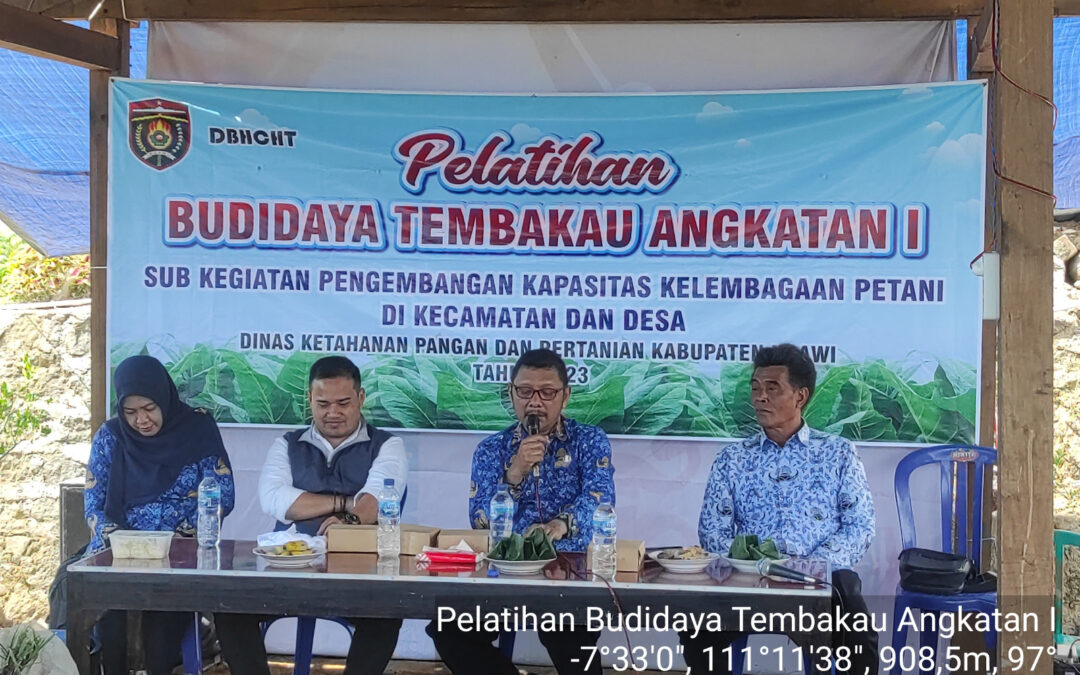 Pelatihan Budidaya Tembakau Angkatan I