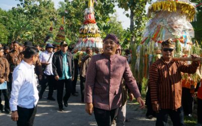 Festival Dewi Sri dan Panen Raya Padi Serentak bersama Bupati Ngawi