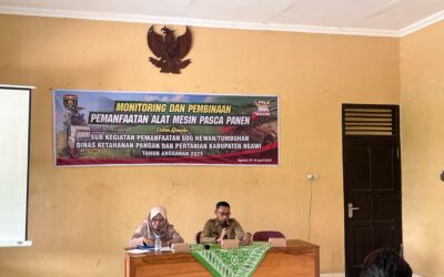 Monitoring Dan Pembinaan Pemanfaatan Alat Mesin Pasca Panen
