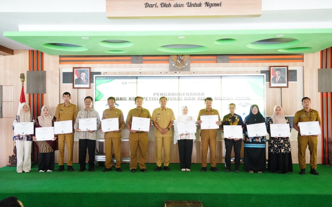 DKPP Kabupaten Ngawi Borong Lima Penghargaan pada Ajang Kompetisi Inovasi dan Riset Ngawi (AKAR NGAWI) Tahun 2026